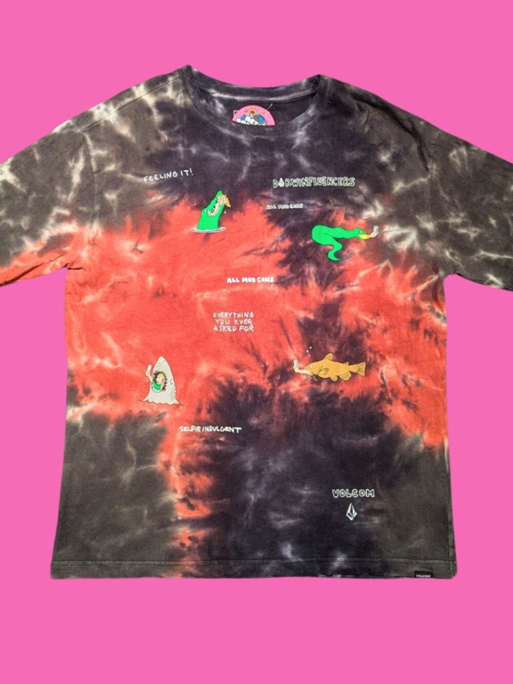Volcom Presents Pentagram Pizza T-Shirt Size M